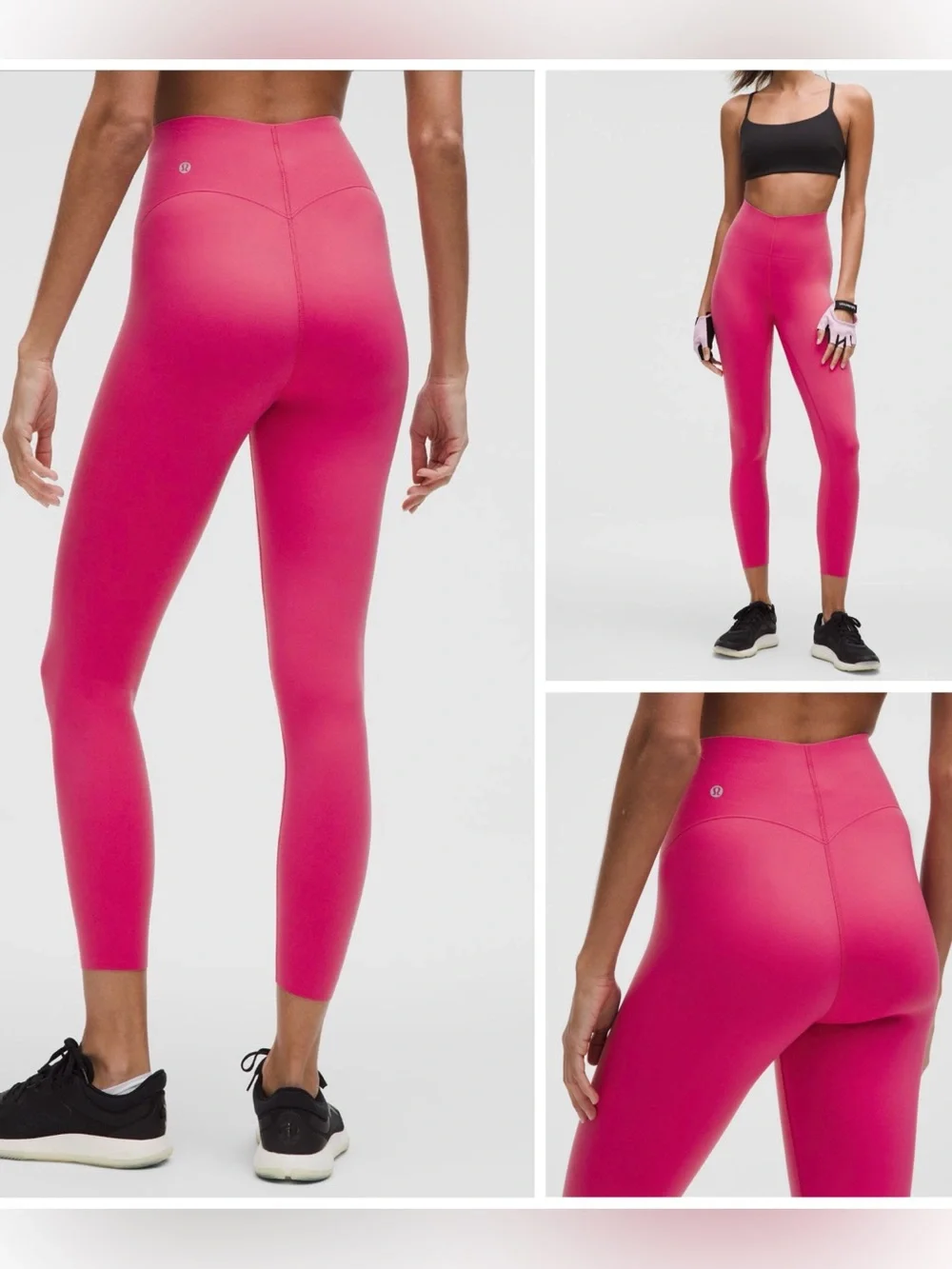 NWT Lululemon Glow Up HR Tight 25” in Raspberry Coulis Size 4